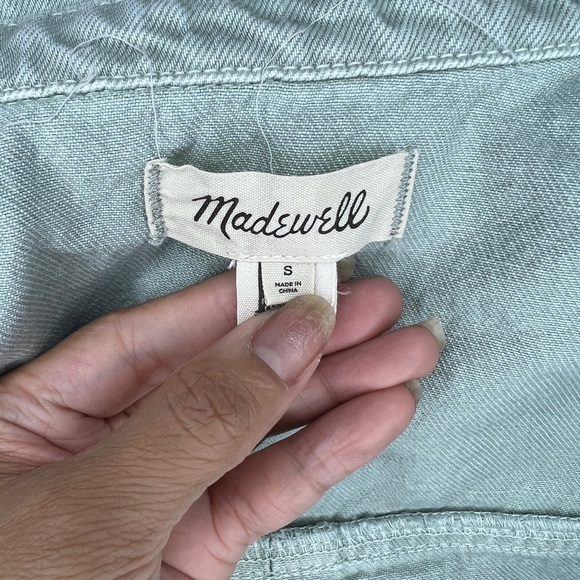 Madewell Denim Ames Oversized Shirt-Jacket:
Garment-Dyed Edition Size S - Picture 9 of 10